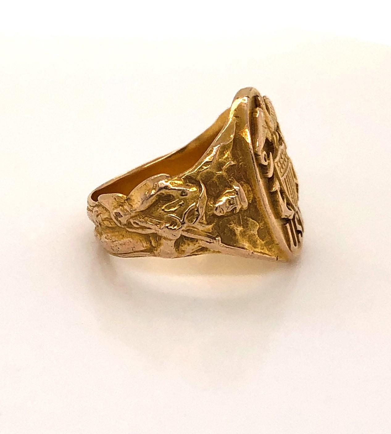 vintage u.s. navy ring