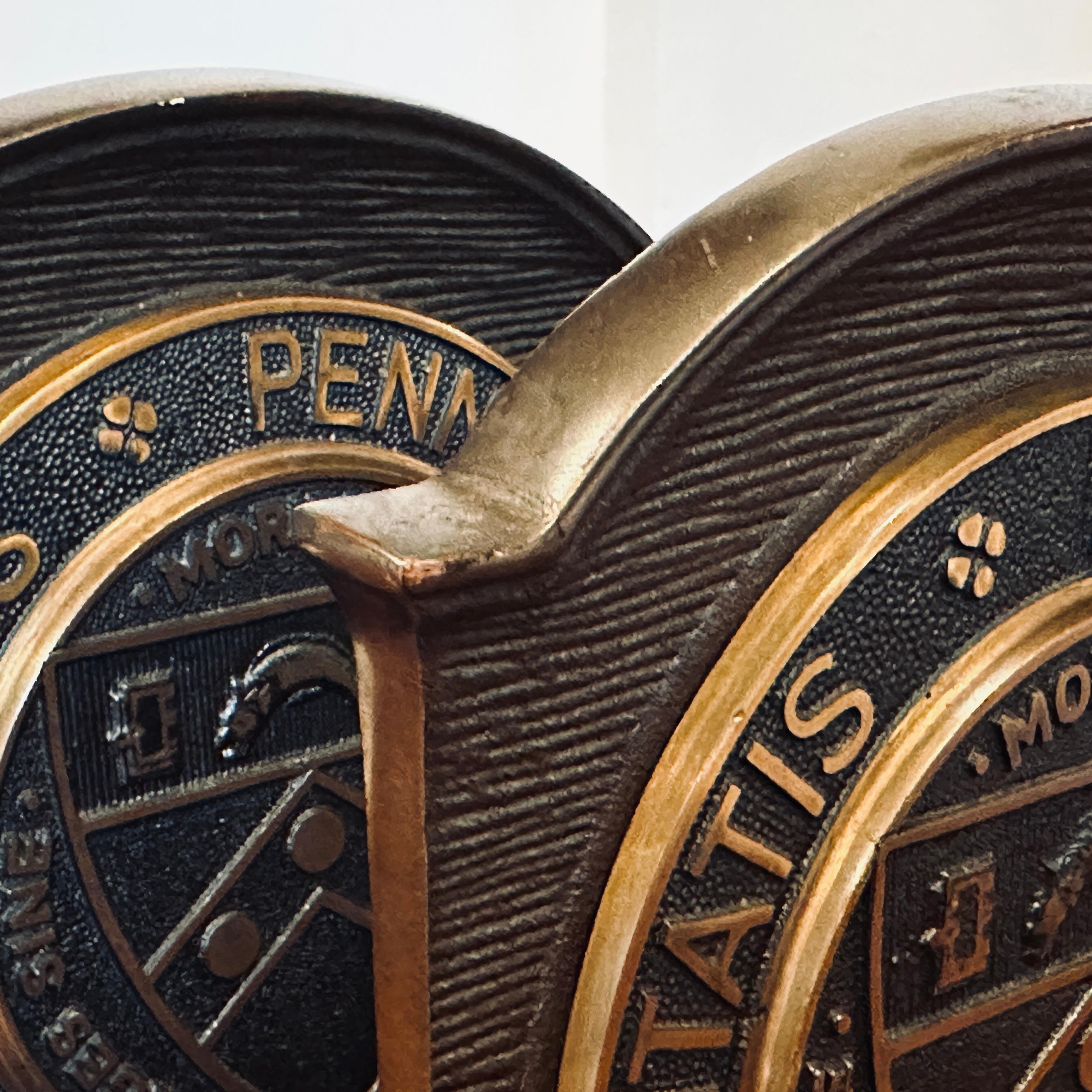American Antique University of Pennsylvania Bookends
