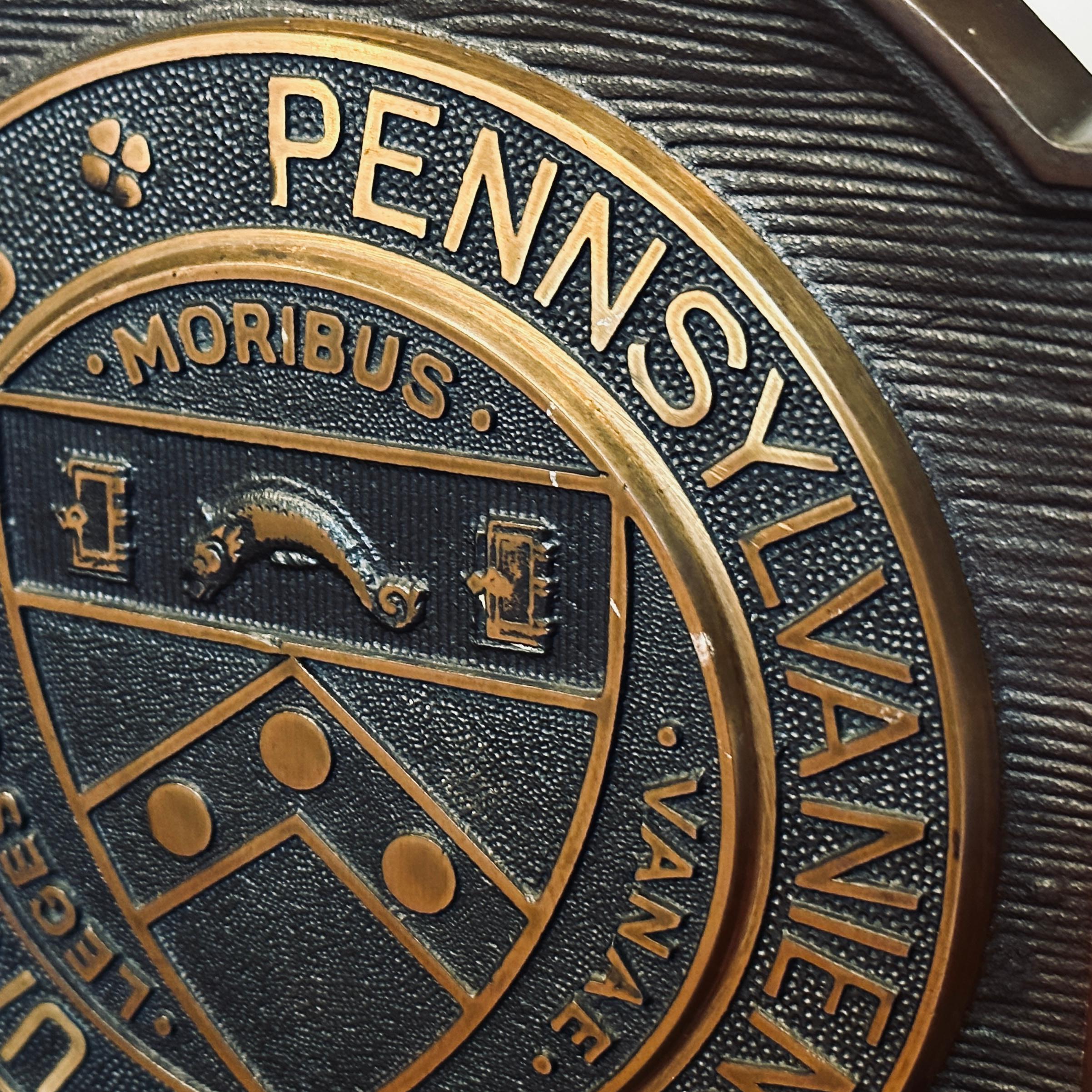 Antique University of Pennsylvania Bookends 1