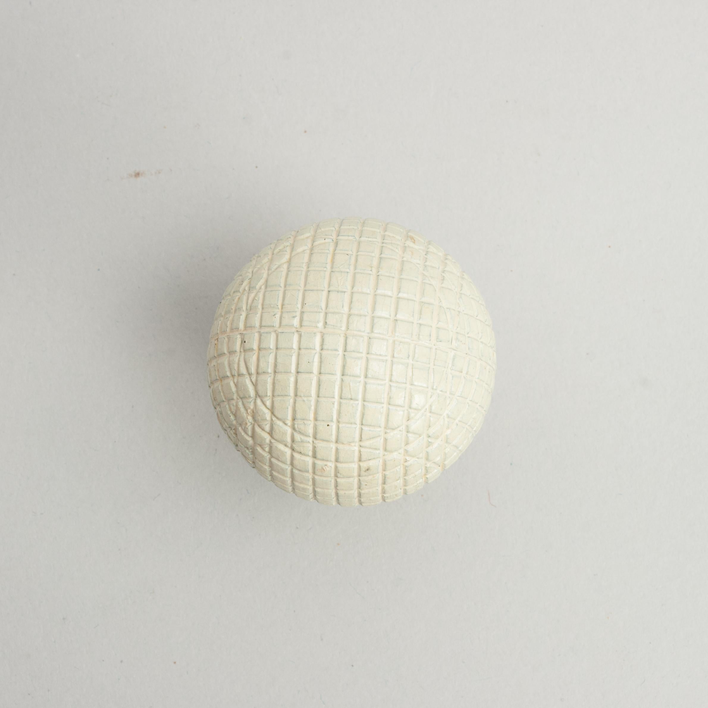 19th Century Antique, Unused Golf Ball, Gutta Percha For Sale