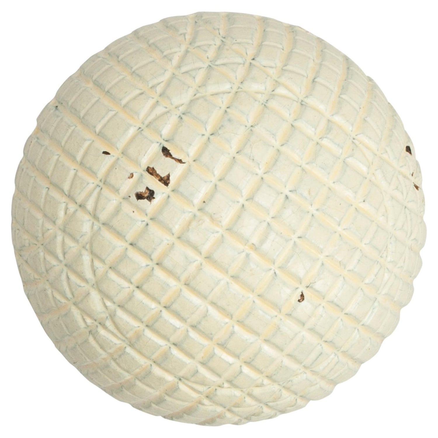 Vintage Golf Ball, Gutta Percha Mesh Pattern. For Sale at 1stDibs