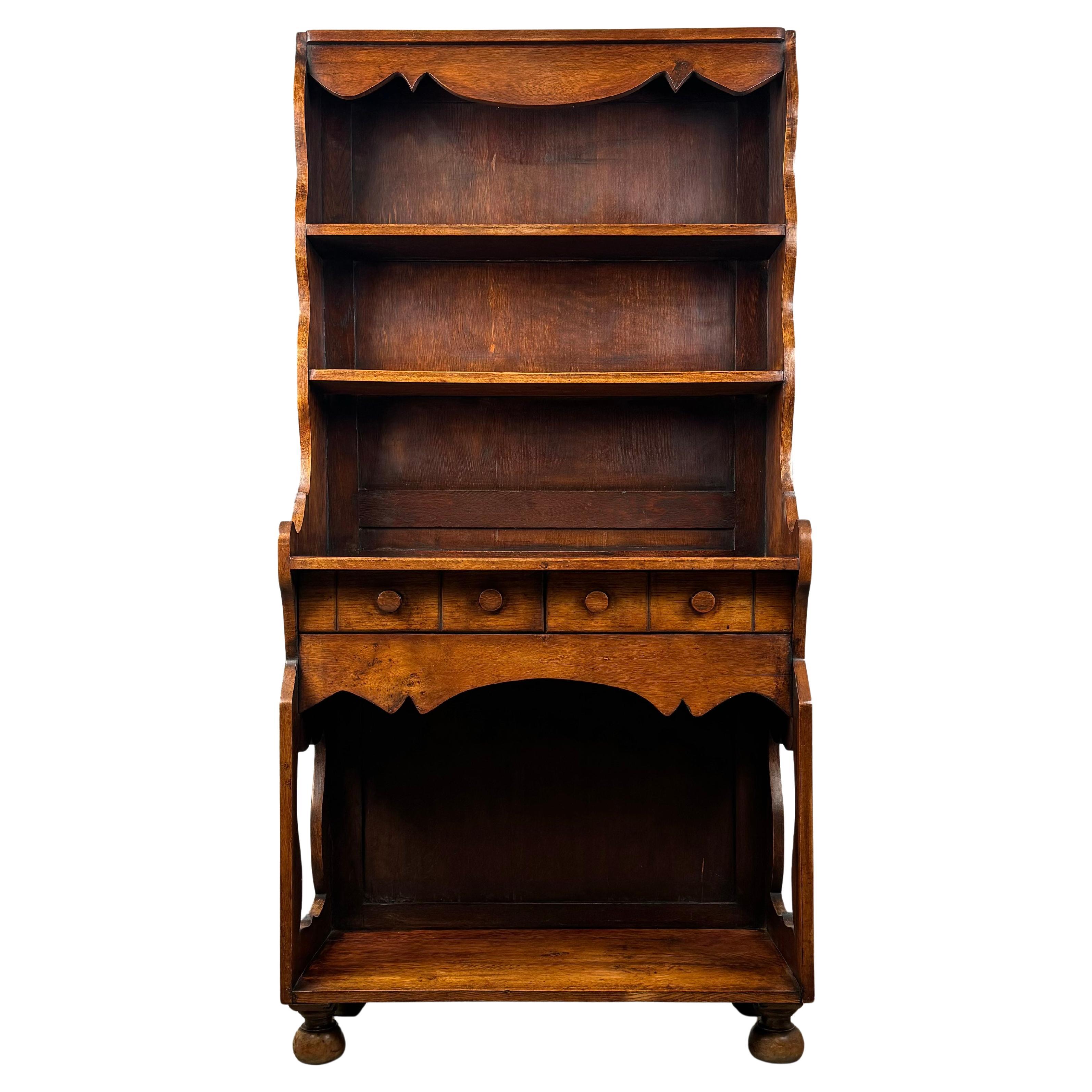 Antique Unusual Late 19th Century Dresser In Oak ( REF AF-3450 )