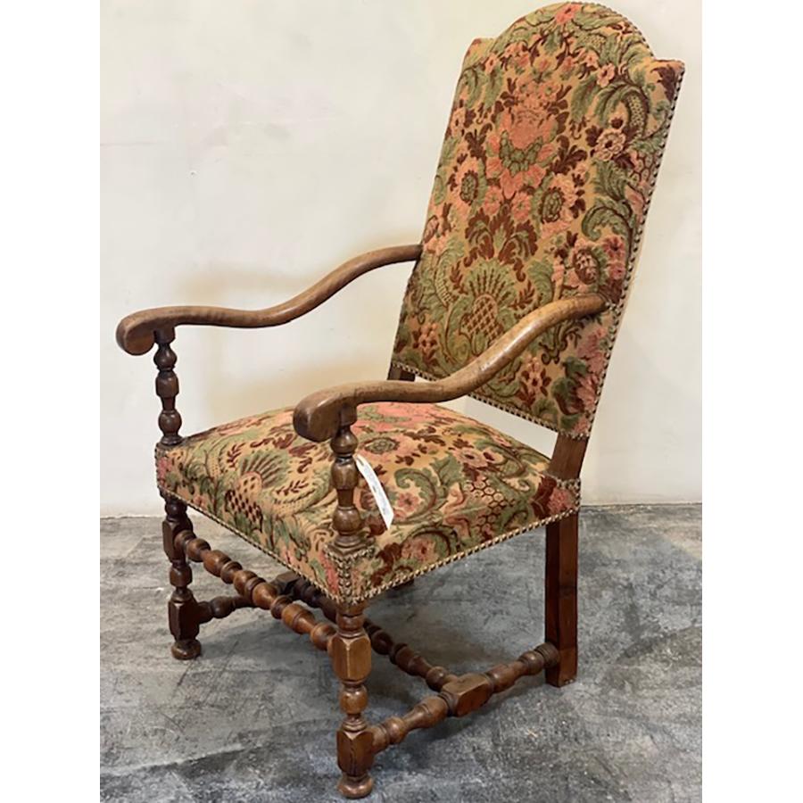 Antique Upholstered Chair, Early 18th Century, FR-0056 For Sale 2
