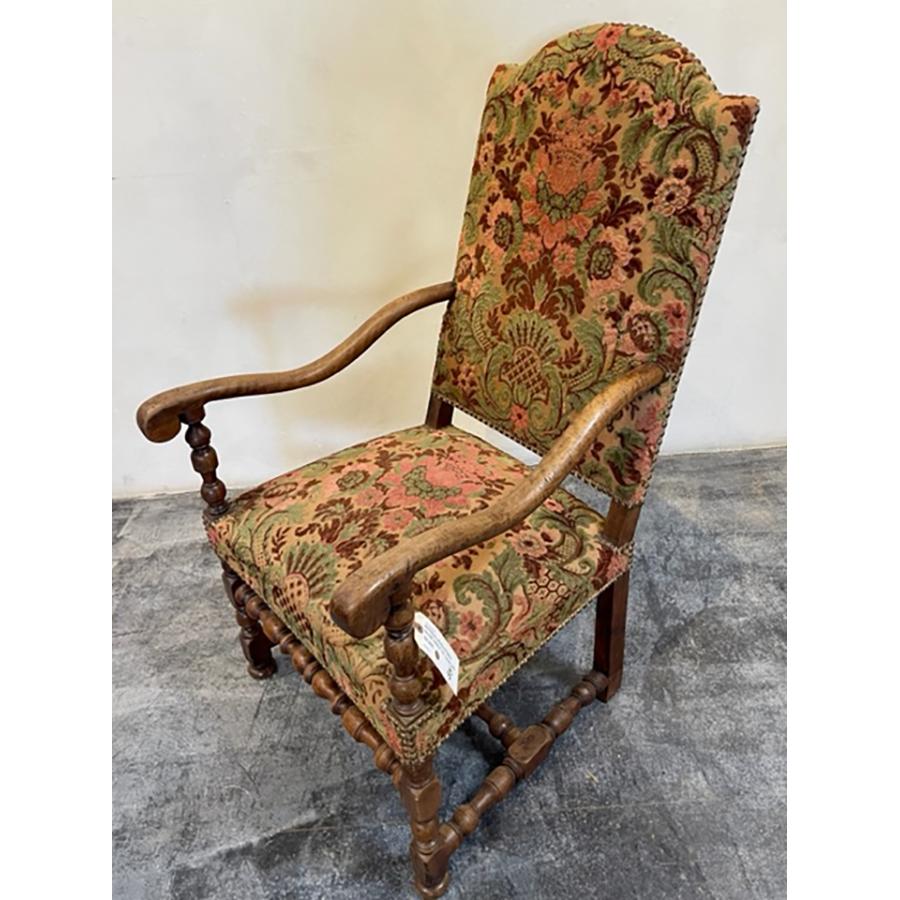 Antique Upholstered Chair, Early 18th Century, FR-0056 For Sale 3