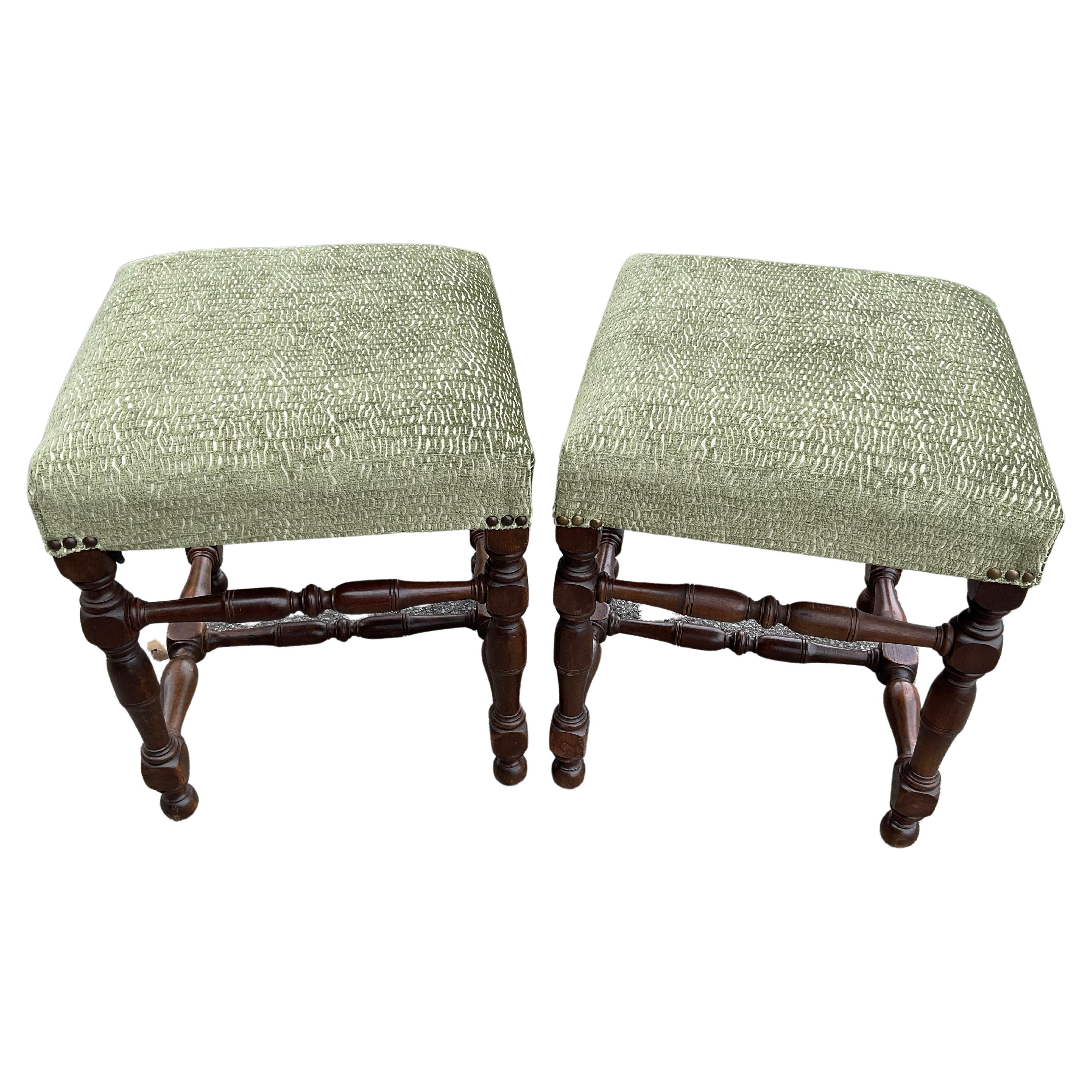 Antique Upholstered Stools 177