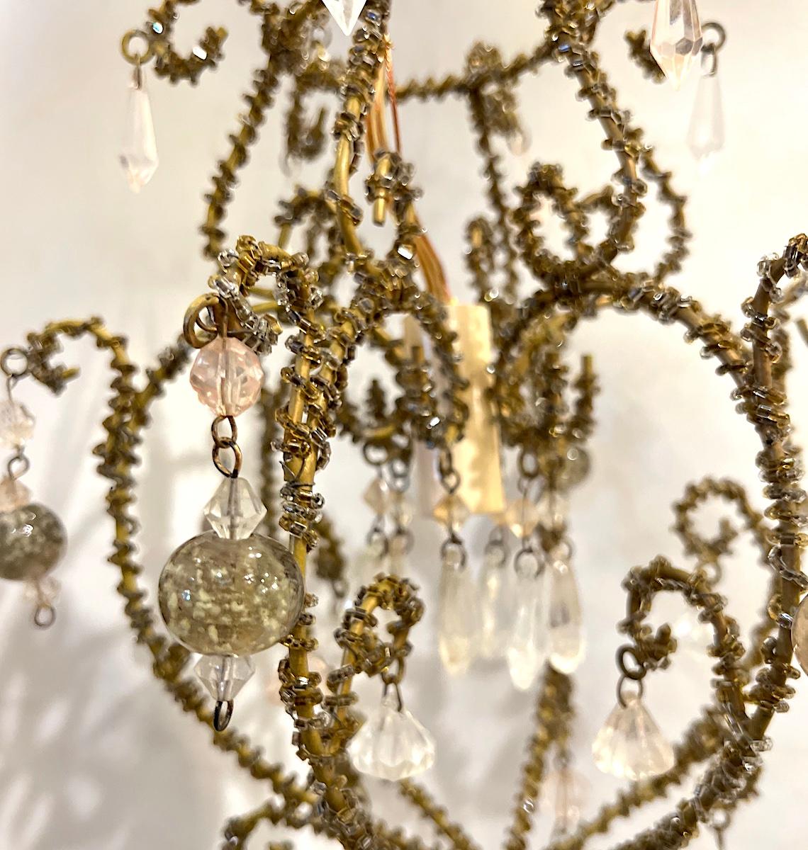uranium glass chandelier for sale