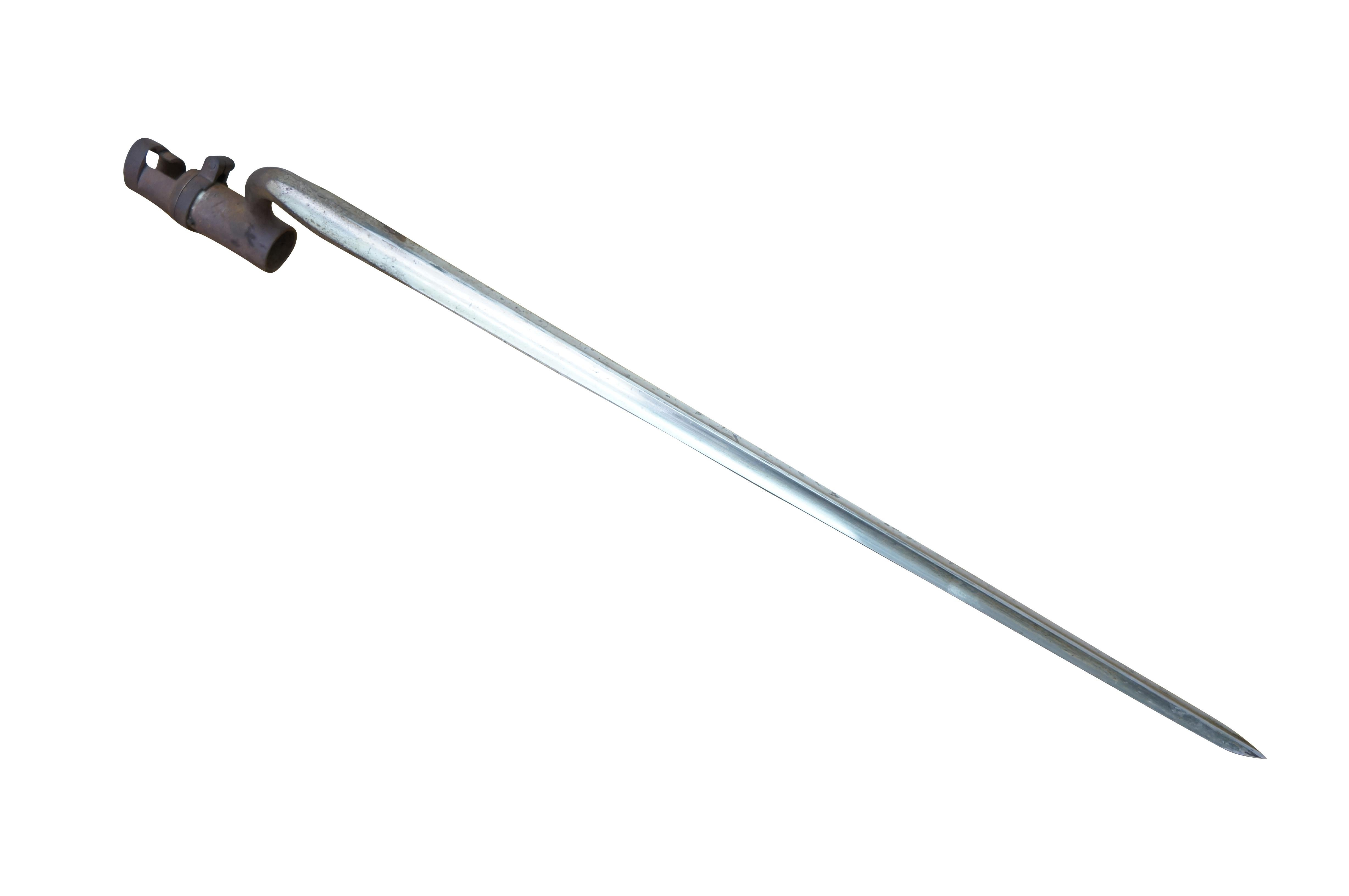 Vaina de bayoneta para fusil Trapdoor Springfield M1873 antiguo 21,5