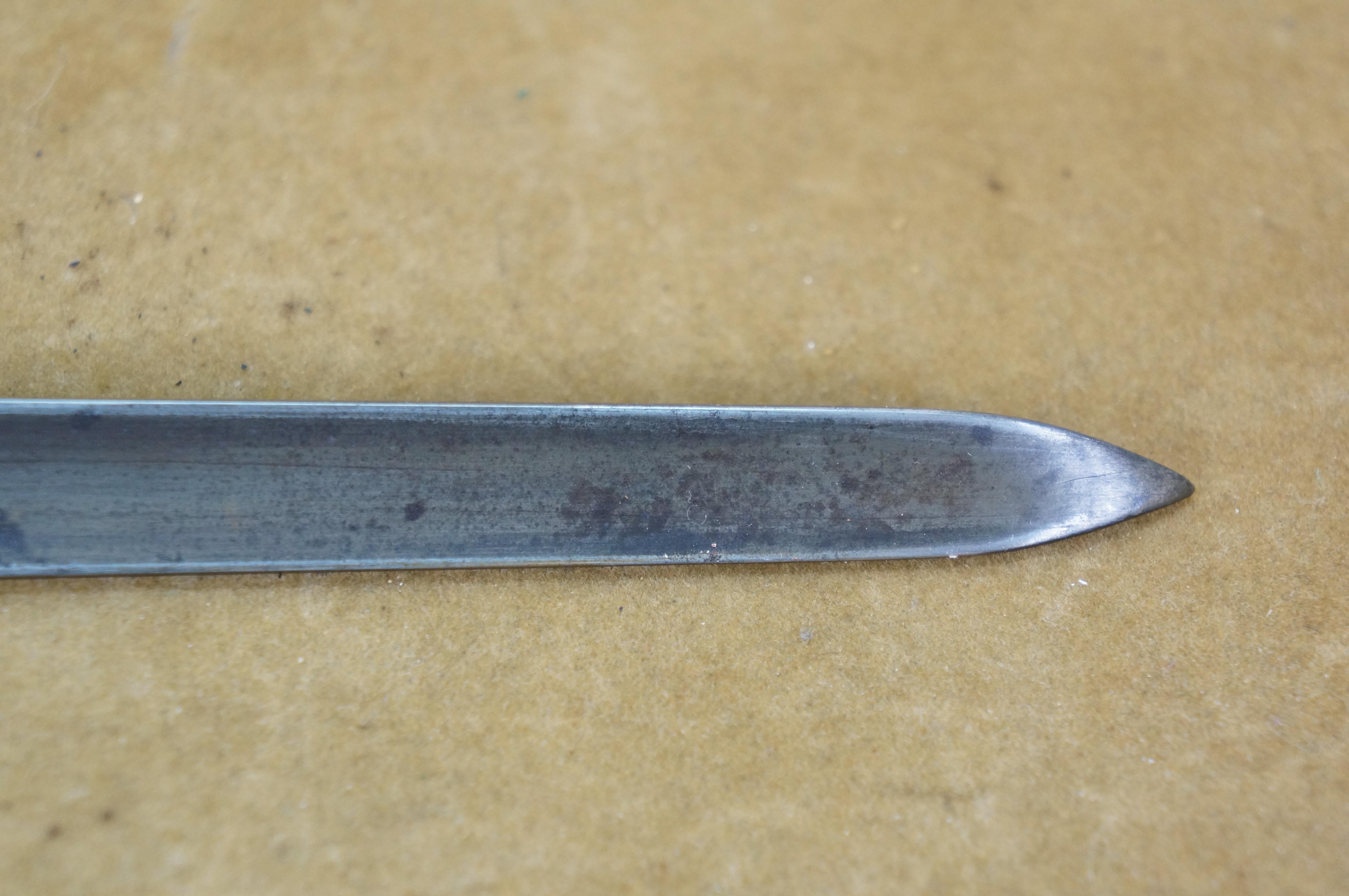 Antigua vaina de bayoneta para fusil US Trapdoor Springfield M1873 22