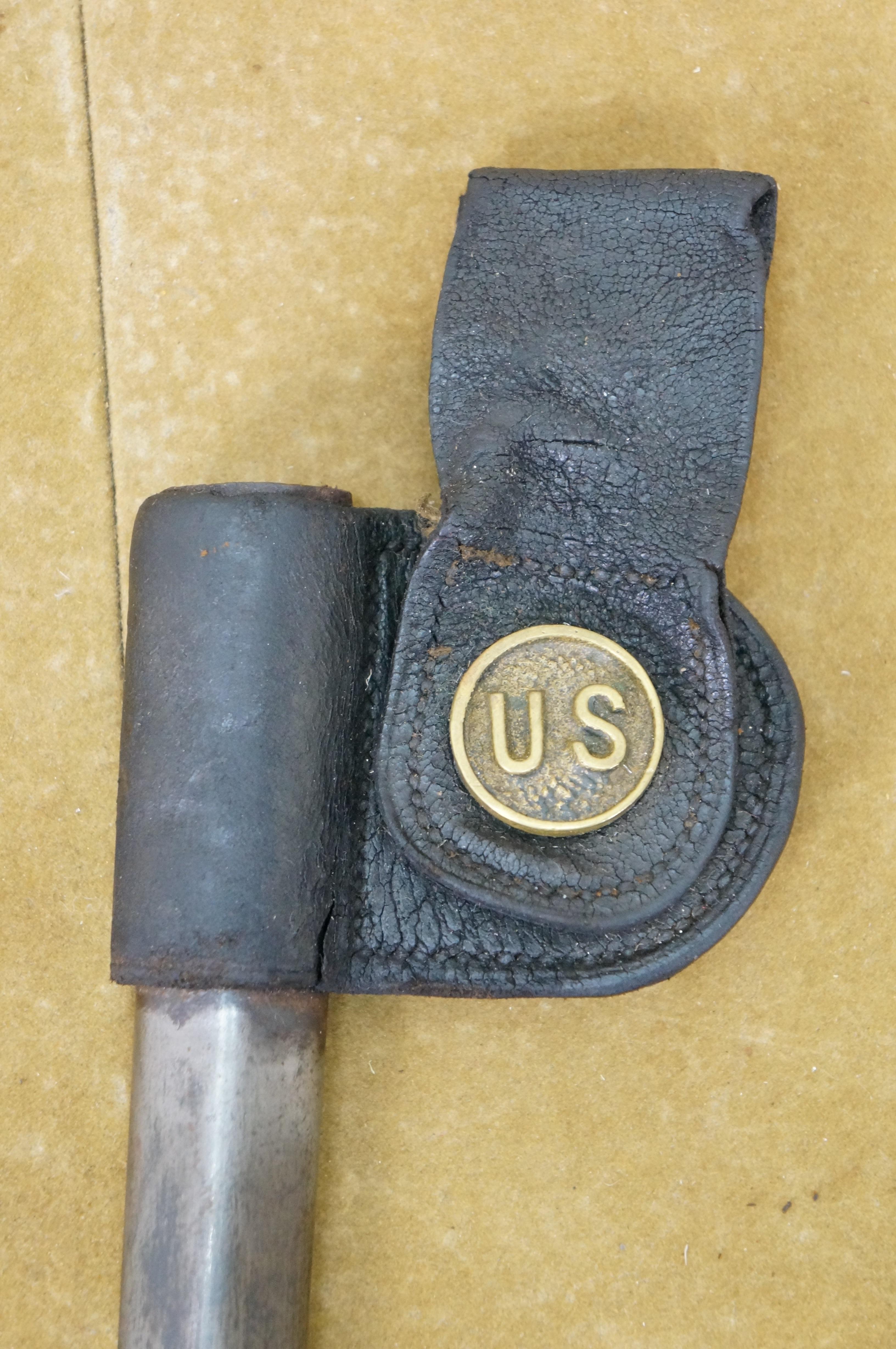 Antigua vaina de bayoneta para fusil US Trapdoor Springfield M1873 22