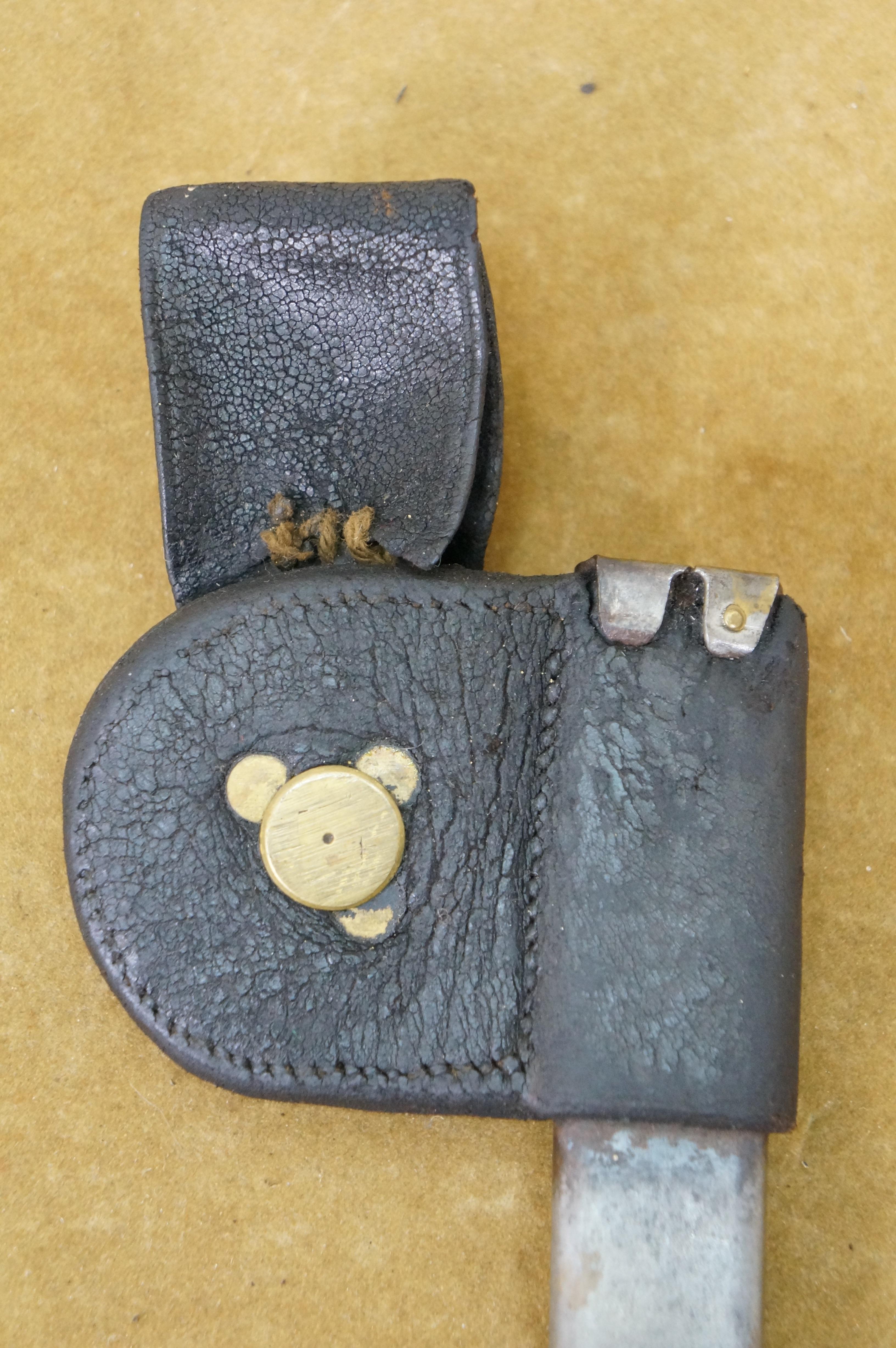 Antigua vaina de bayoneta para fusil US Trapdoor Springfield M1873 22