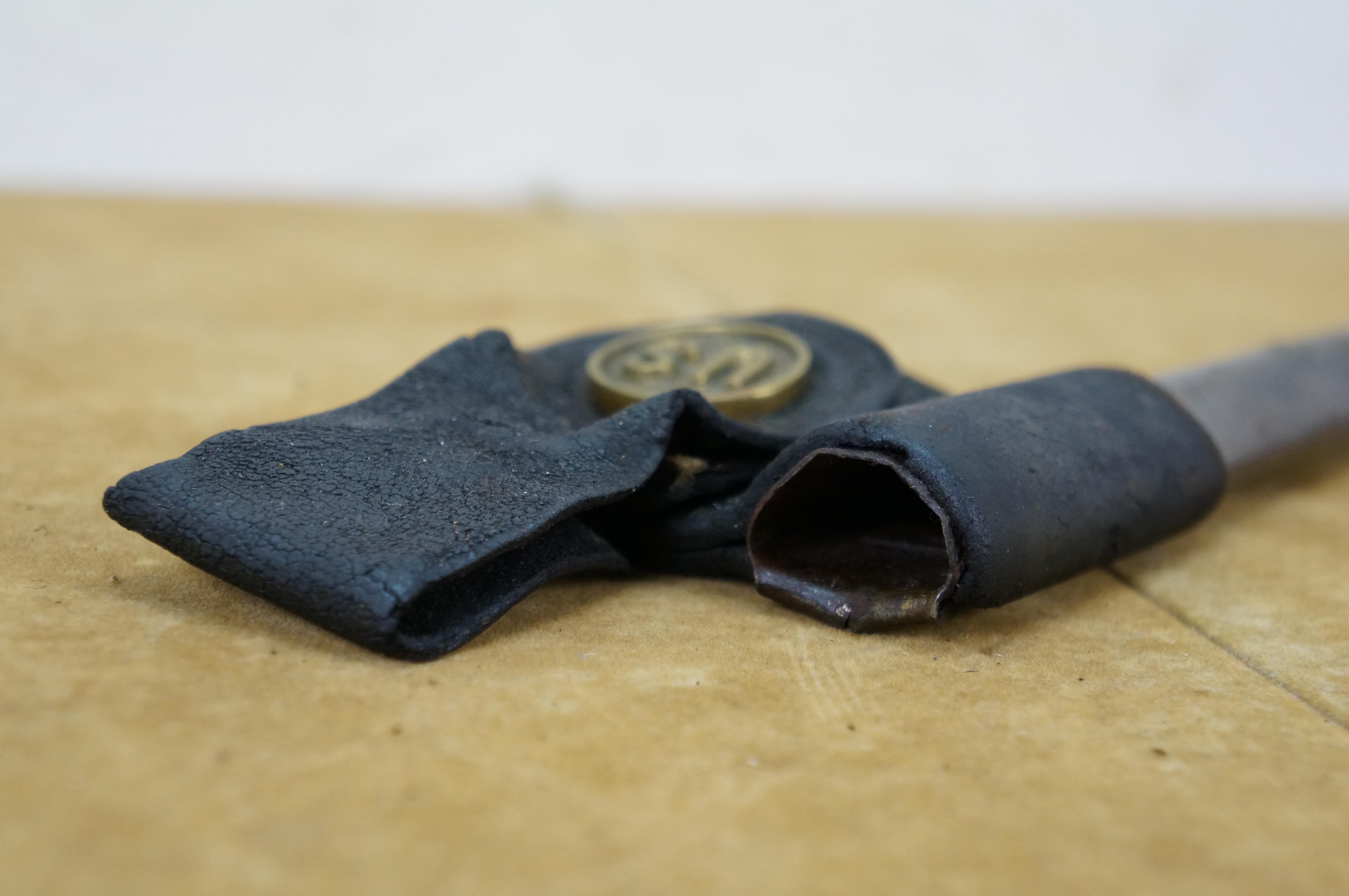 Antigua vaina de bayoneta para fusil US Trapdoor Springfield M1873 22