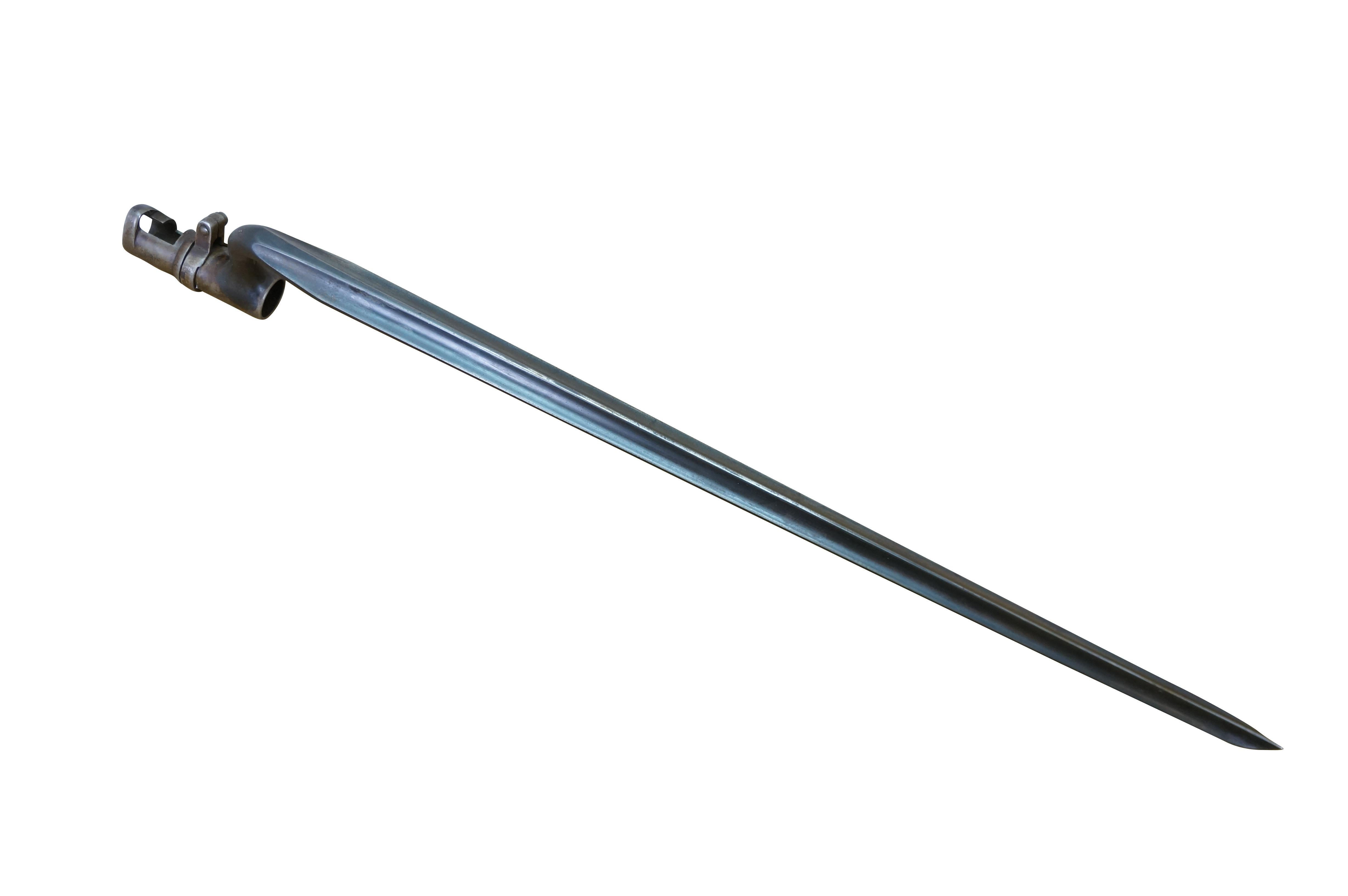 Antigua vaina de bayoneta para fusil US Trapdoor Springfield M1873 22