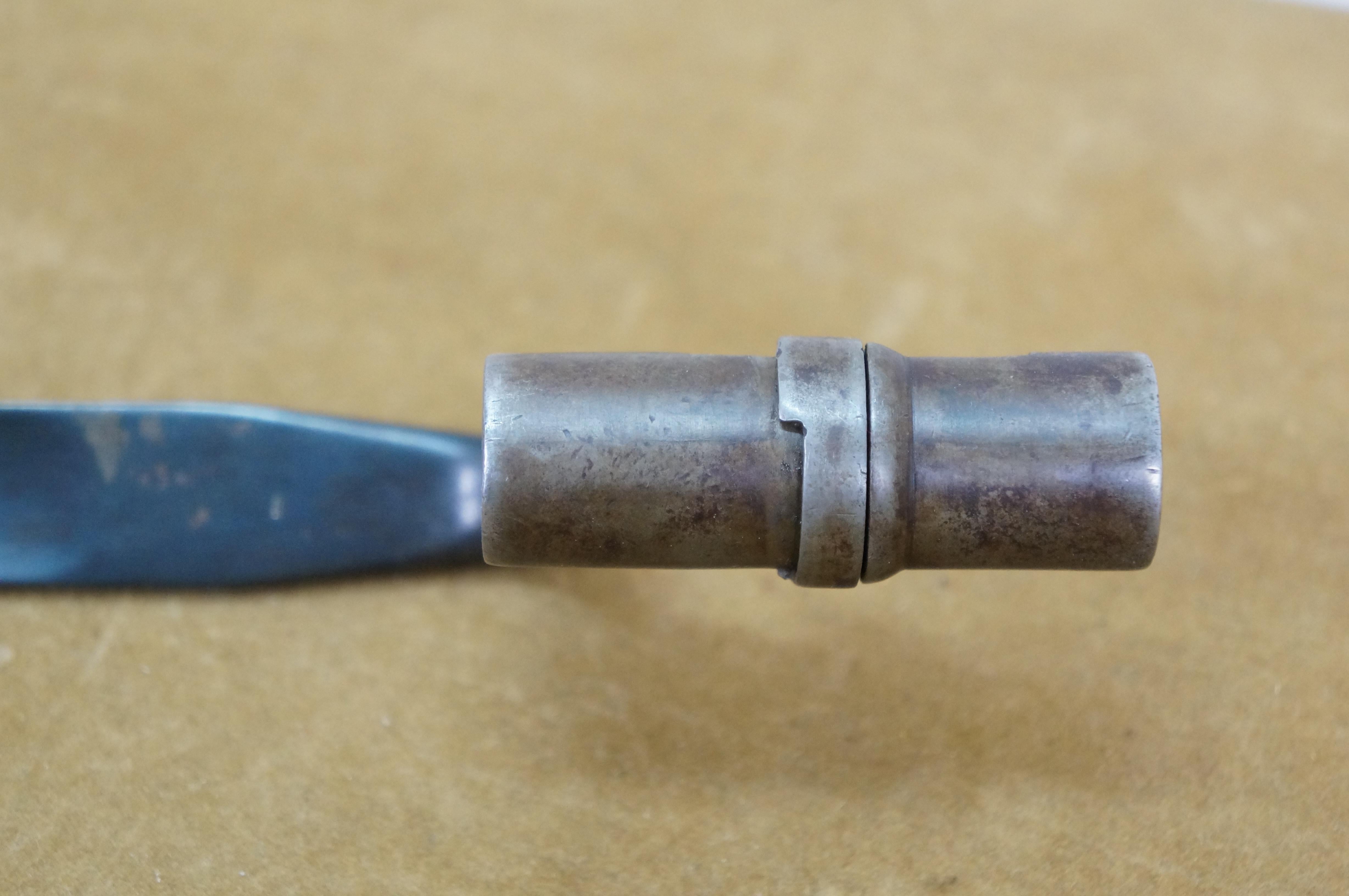 Antigua vaina de bayoneta para fusil US Trapdoor Springfield M1873 22