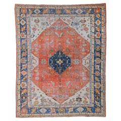 Antique Ushak Carpet - Late 19th Century Turkish Ushak Carpet, Antique Carpet