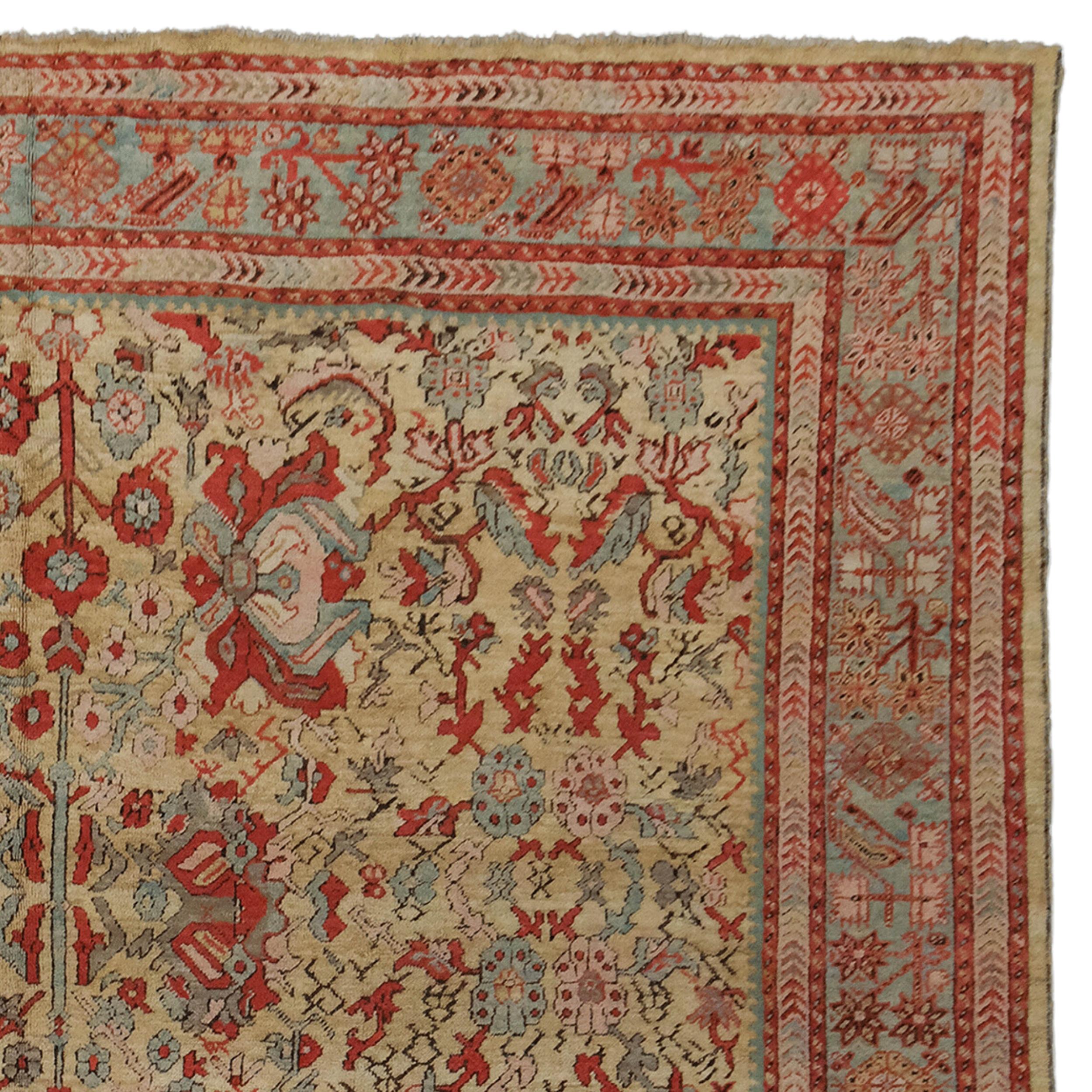Tapis ancien d'Ushak - Tapis d'Ushak de la fin du 19ème siècle Bon état - En vente à Sultanahmet, 34