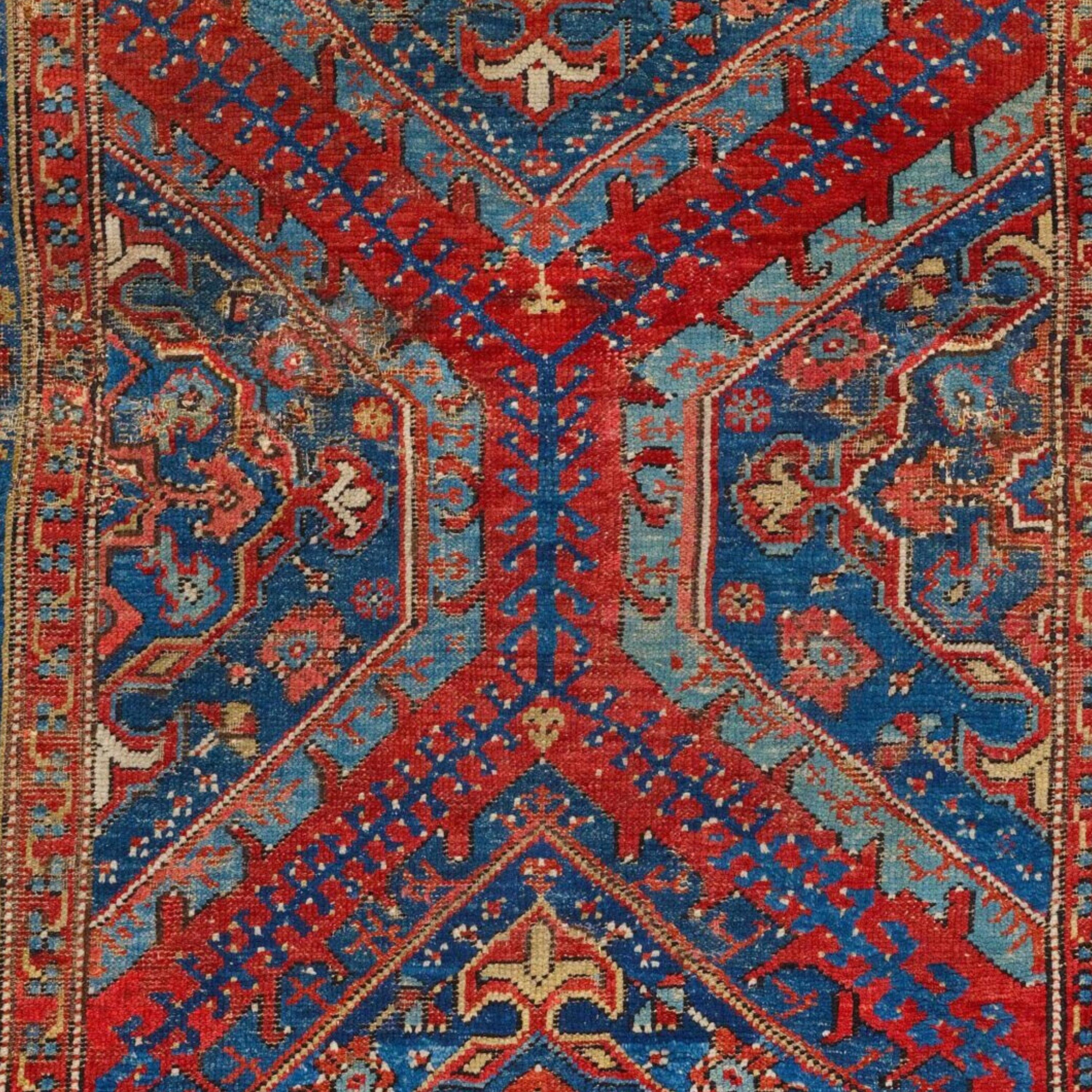 Turkish Antique Ushak Rug - Early 18th Century Anatolian Ushak Rug, Antique Carpet For Sale