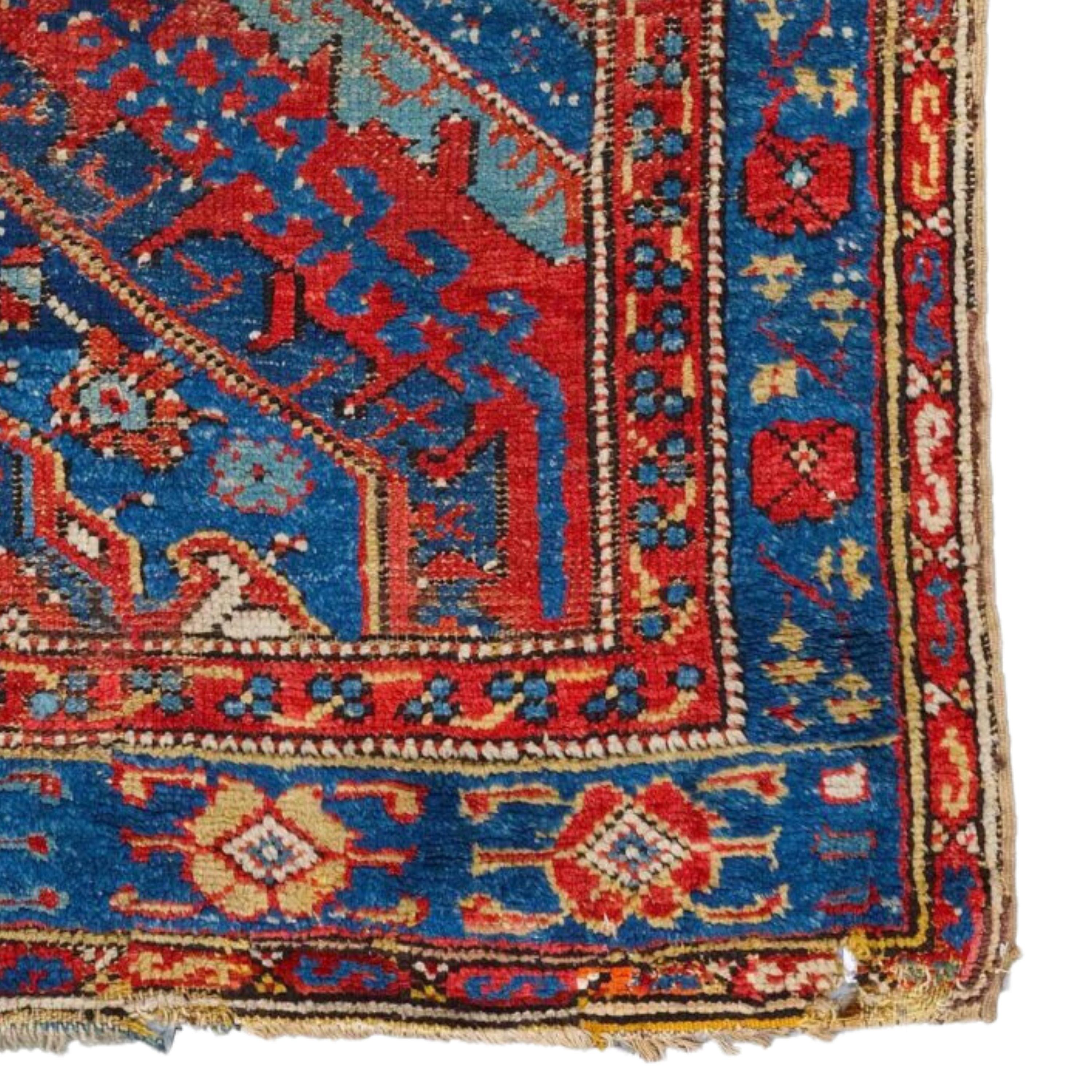 Wool Antique Ushak Rug - Early 18th Century Anatolian Ushak Rug, Antique Carpet For Sale