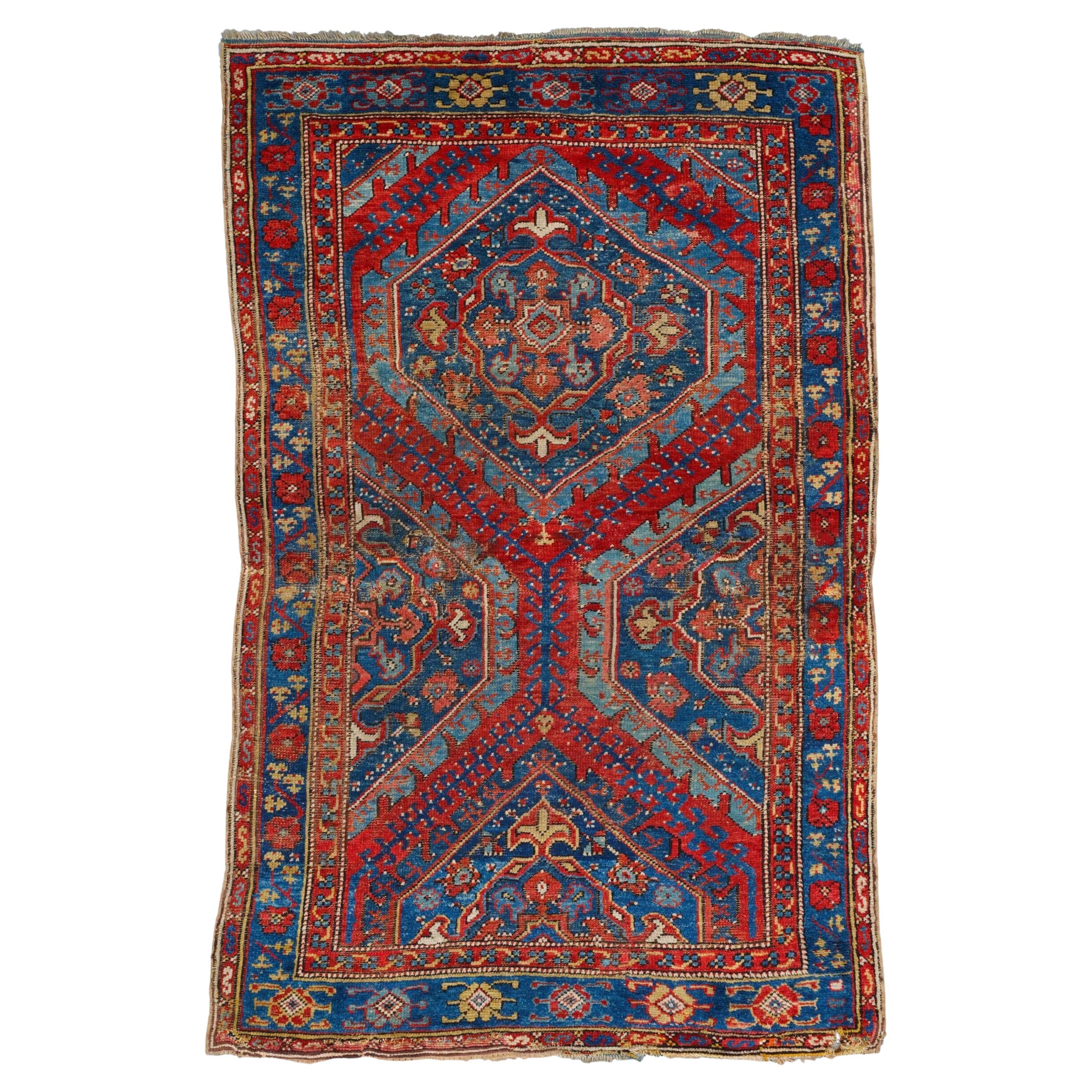 Antique Ushak Rug - Early 18th Century Anatolian Ushak Rug, Antique Carpet For Sale