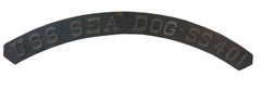 Antique "USS Sea Dog US401" Sign