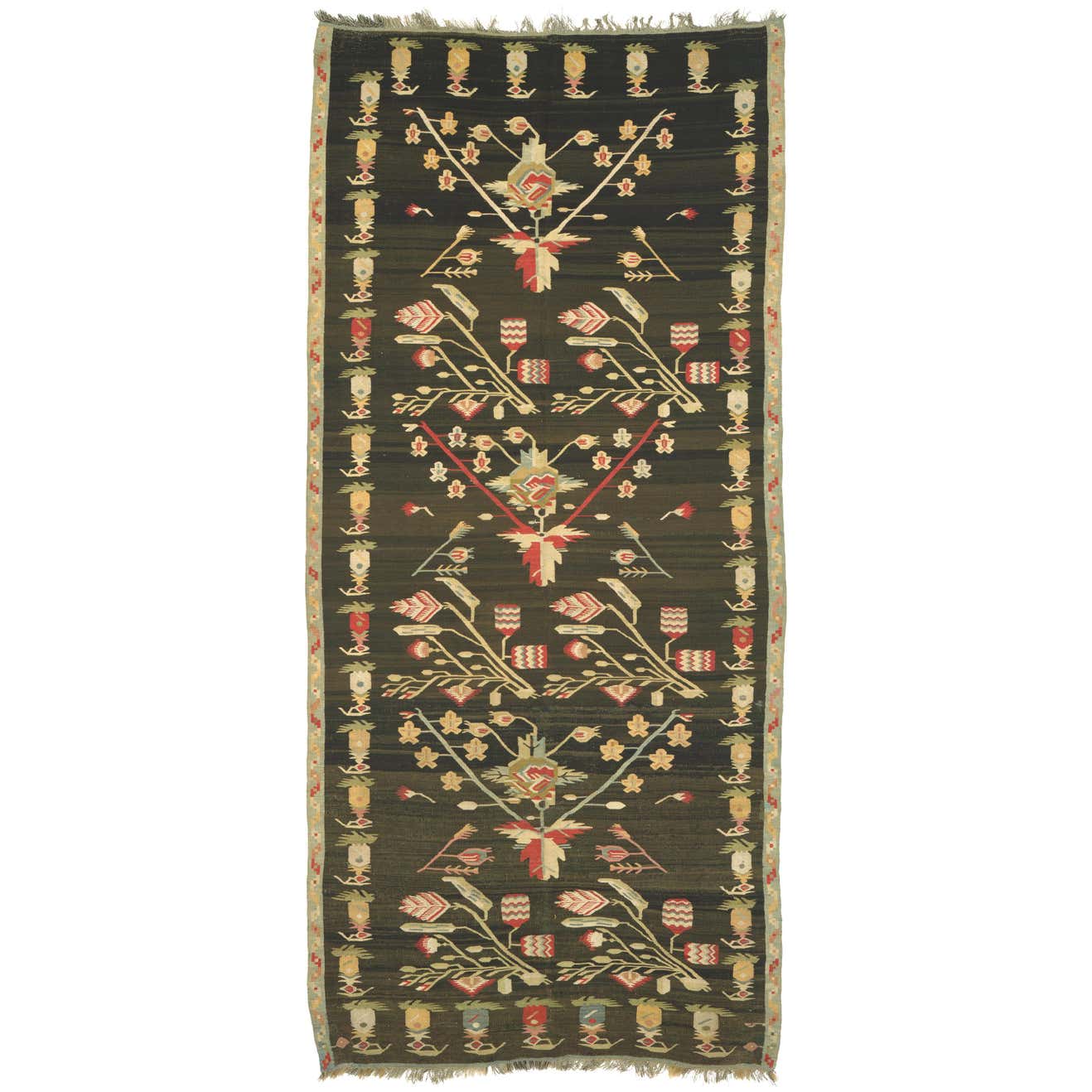 Antique USSR Bessarabian Rug/Runner For Sale at 1stDibs