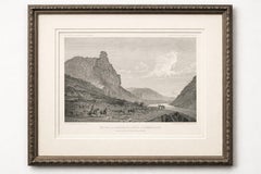 Antique Utah Canyon Print, Weber River & Sheep Rock Canyon View, 1861