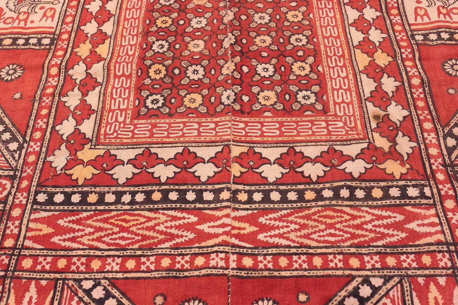 20th Century Antique Uzbek Embroidery Textile. Size: 5 ft 6 in x 6 ft 8 in