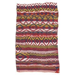 Antiker usbanischer Kelim-Teppich, frühes 20. Jahrhundert