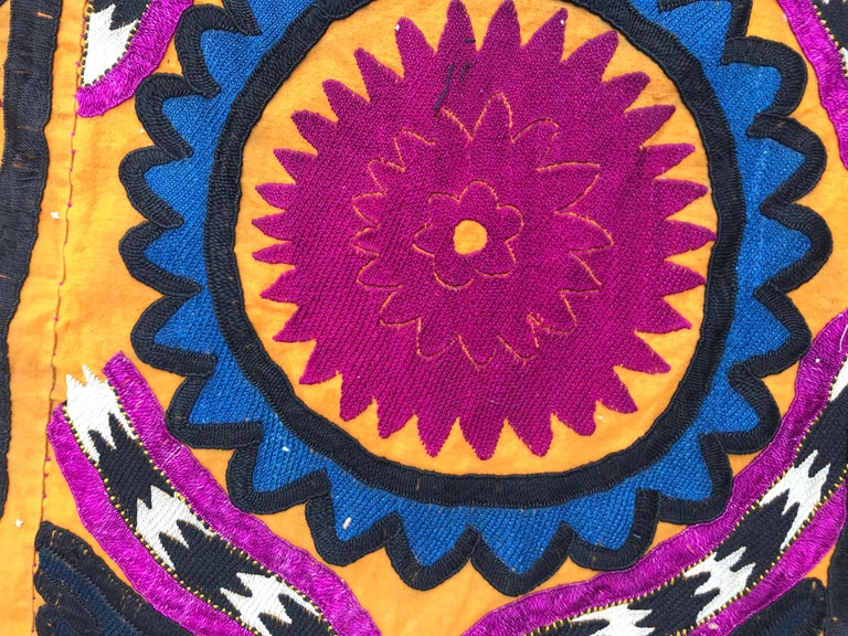 Antique Uzbek Suzani Embroidery For Sale 4