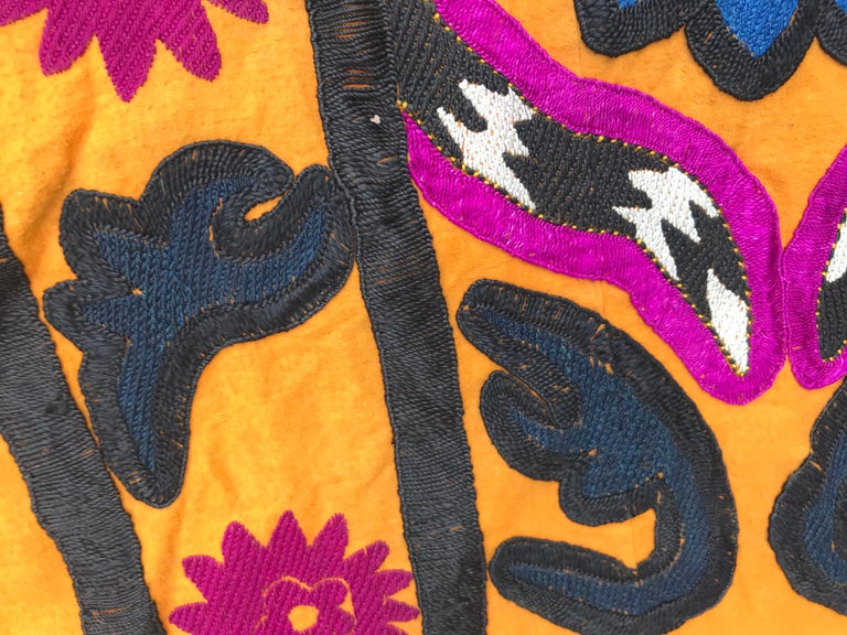 Antique Uzbek Suzani Embroidery For Sale 5