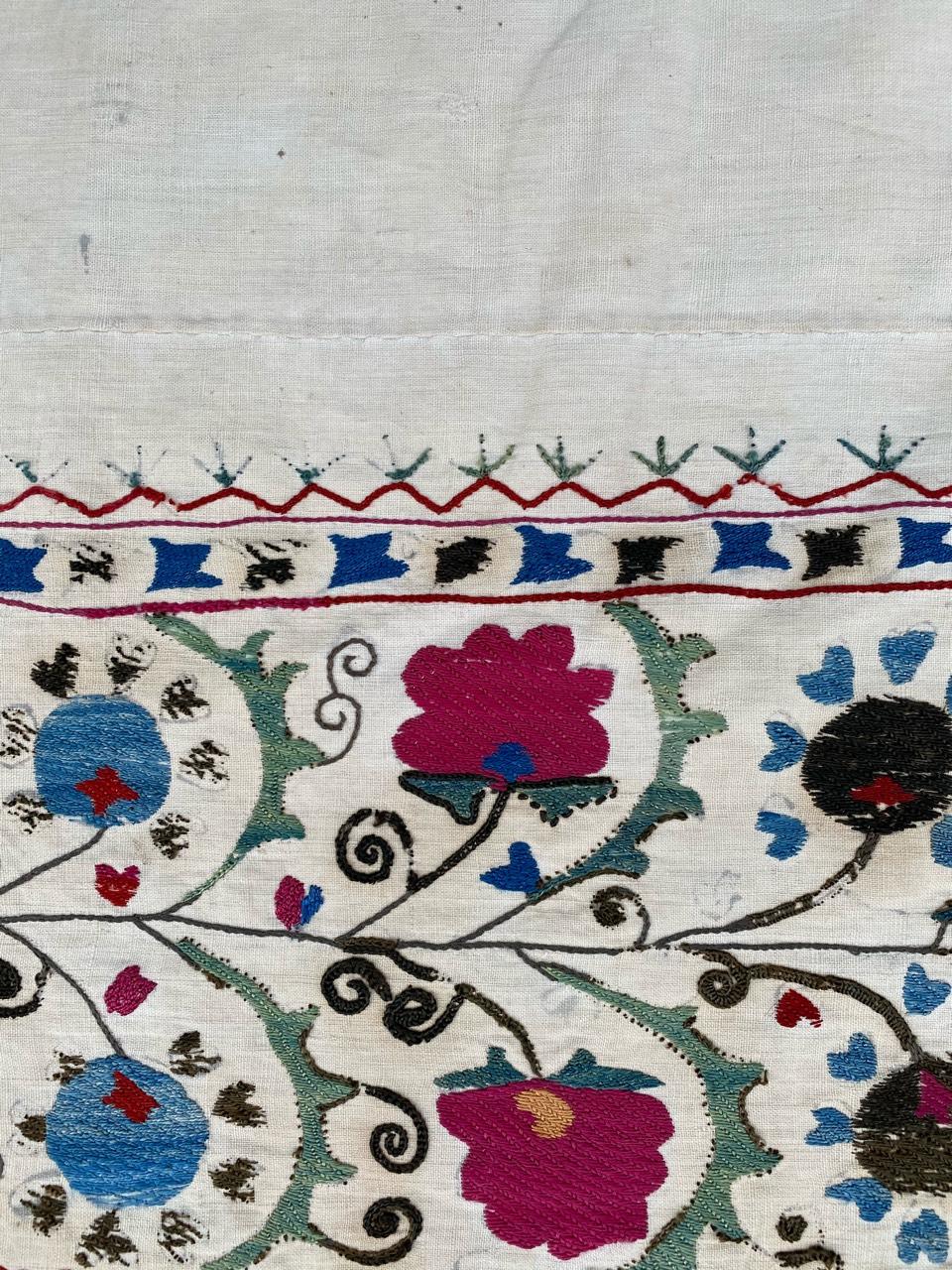 Antique Uzbek Suzani Embroidery 1