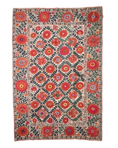 Antique Uzbek Suzani From Bukhara, 19th C.