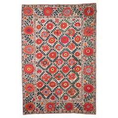 Antique Uzbek Suzani From Bukhara, 19th C.