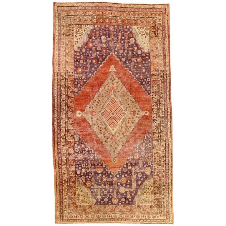 Antique Uzbekistan Area Rug Khotan Design For Sale at 1stDibs