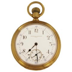 Antique Vacheron Constantin Solid 18 Karat Yellow Gold Pocket Watch