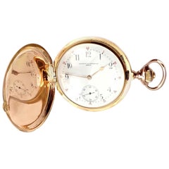 Antique Vacheron Constantin Yellow Gold Pocket Watch, 1894