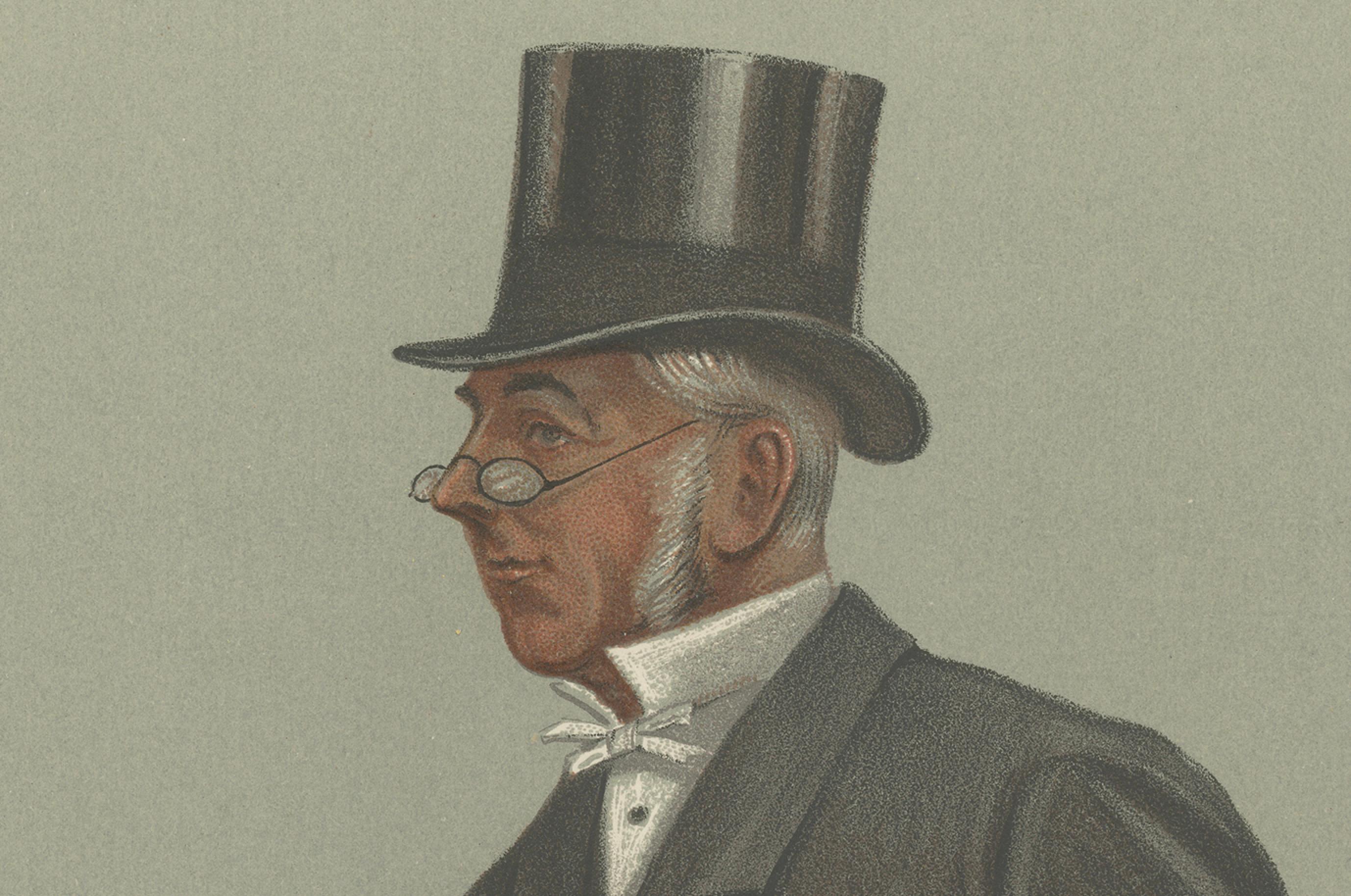 Début du 20ème siècle Antique Vanity Fair Print « A Judge » Rev. Cecil Legard - Juge d'exposition canine en 1901 en vente
