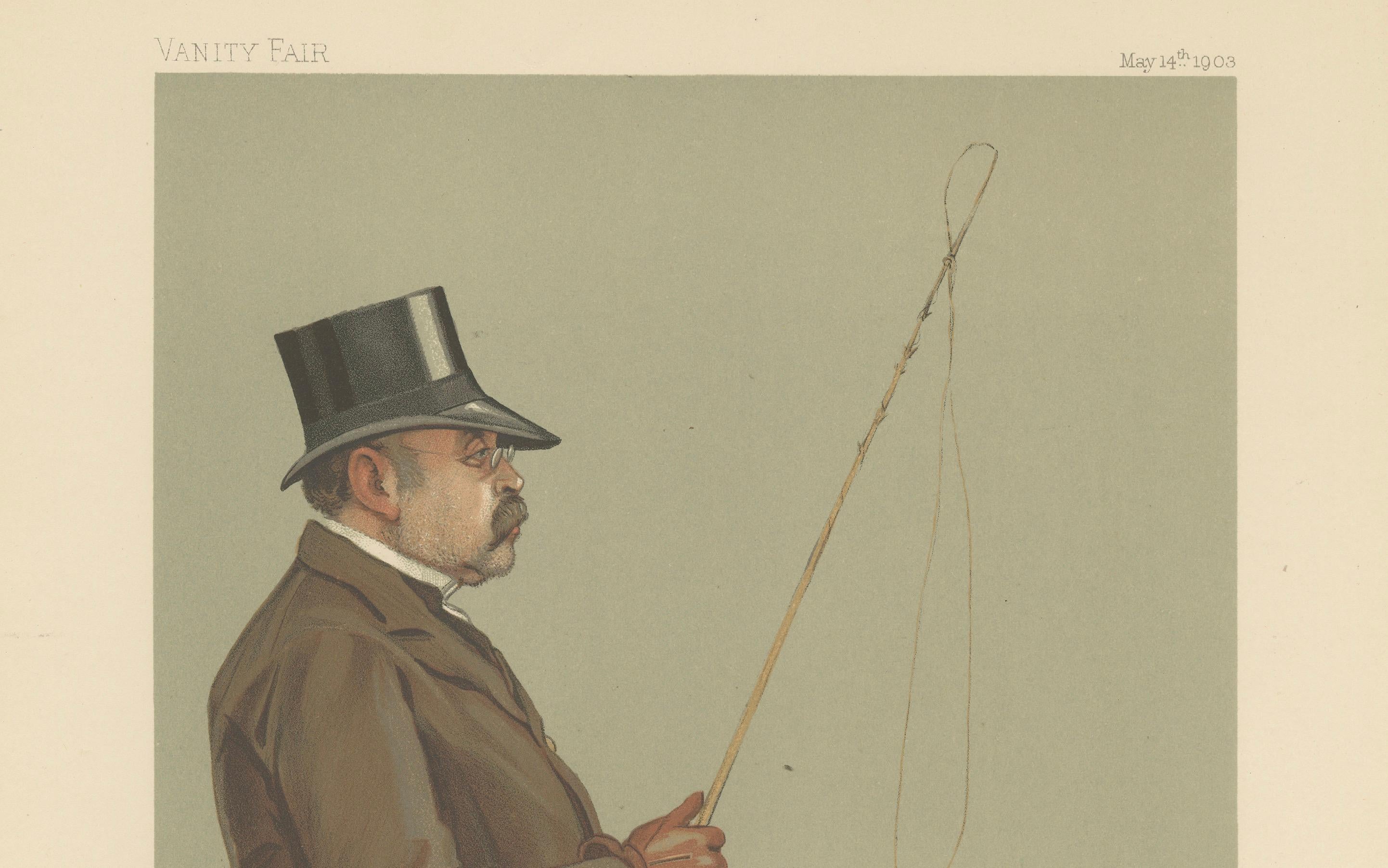 Début du 20ème siècle Ancienne gravure de Vanity Fair 