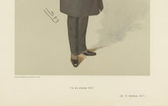 Antique Vanity Fair Print 'In the Winning Crew' Mr. McKenna, M.P. by Spy, 1906