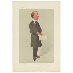 Antiker Vanity Fair Druck 'In der siegreichen Mannschaft' Mr. McKenna, M.P. von Spy, 1906