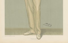 Stampa antica di Vanity Fair 'Shamrock' 1901 di Spy - Litografia decorativa