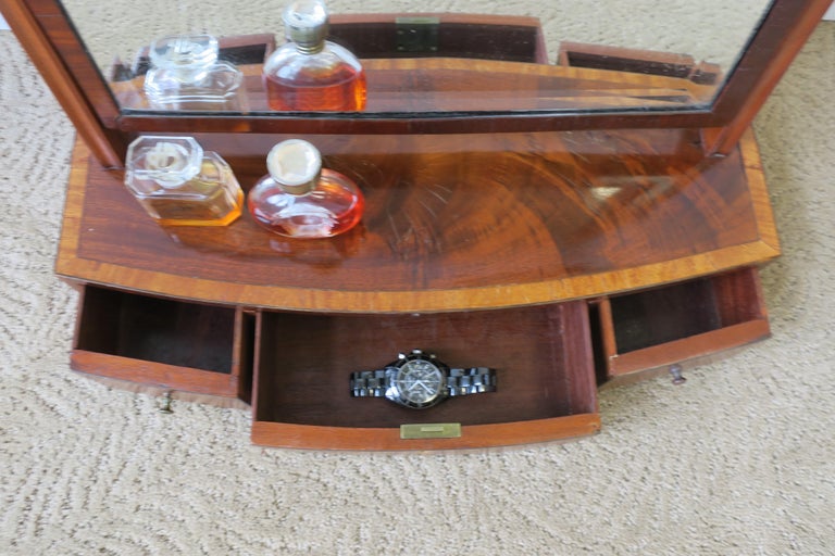 Antique Vanity Mirror with Drawers at 1stDibs