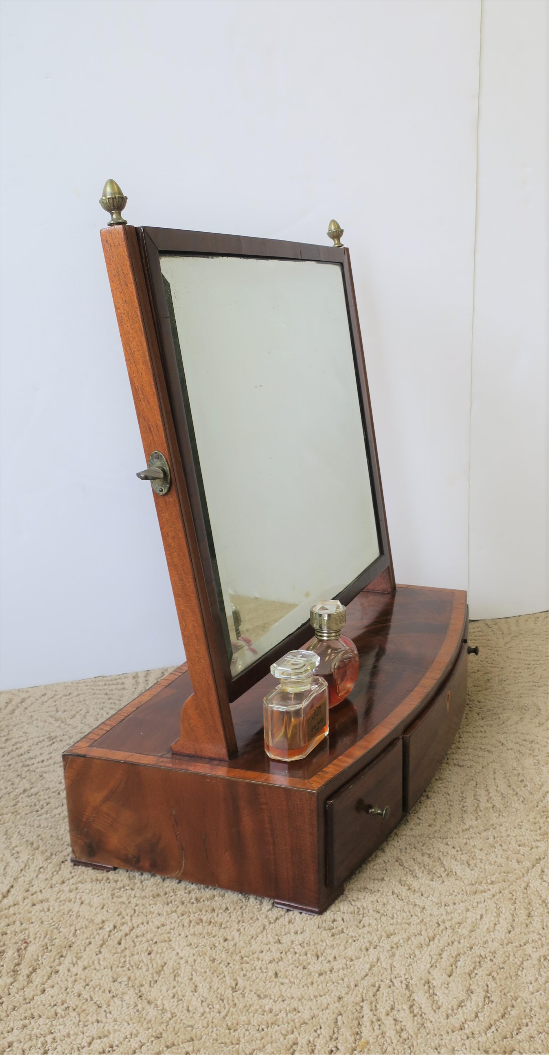 Antique Vanity Mirror with Drawers 7