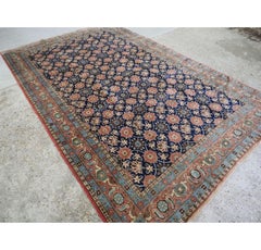 Antiker Varamin Regionsteppich mit Mina Khani-Design, um 1920