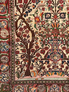 Antique Vase Design Persian  Prayer Rug