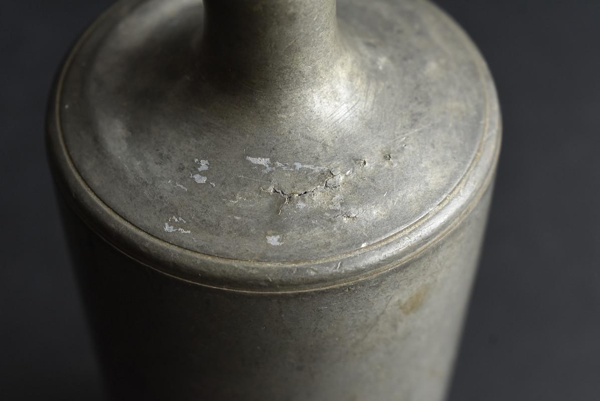 Antique Tin Vase Made in Japan / Flower Case / 1868-1912/Meiji Era For Sale 4