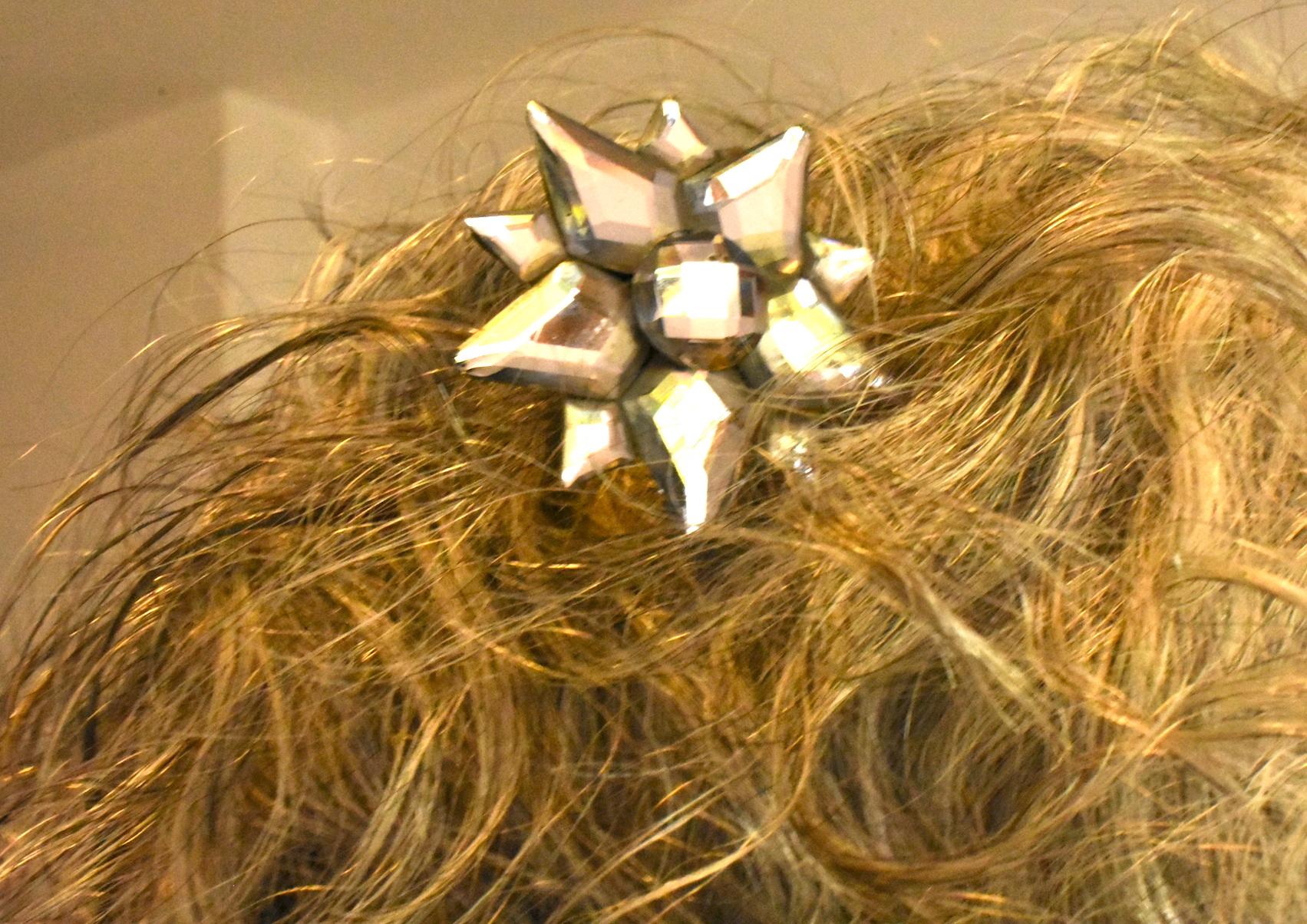 Antique Vauxhall Glass Hair Ornament, circa 1860 3