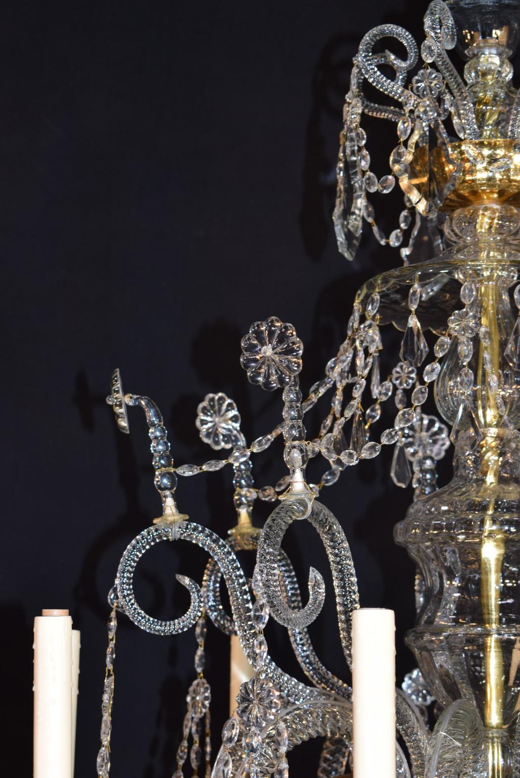 19th Century Antique Venetian Chandelier For Sale