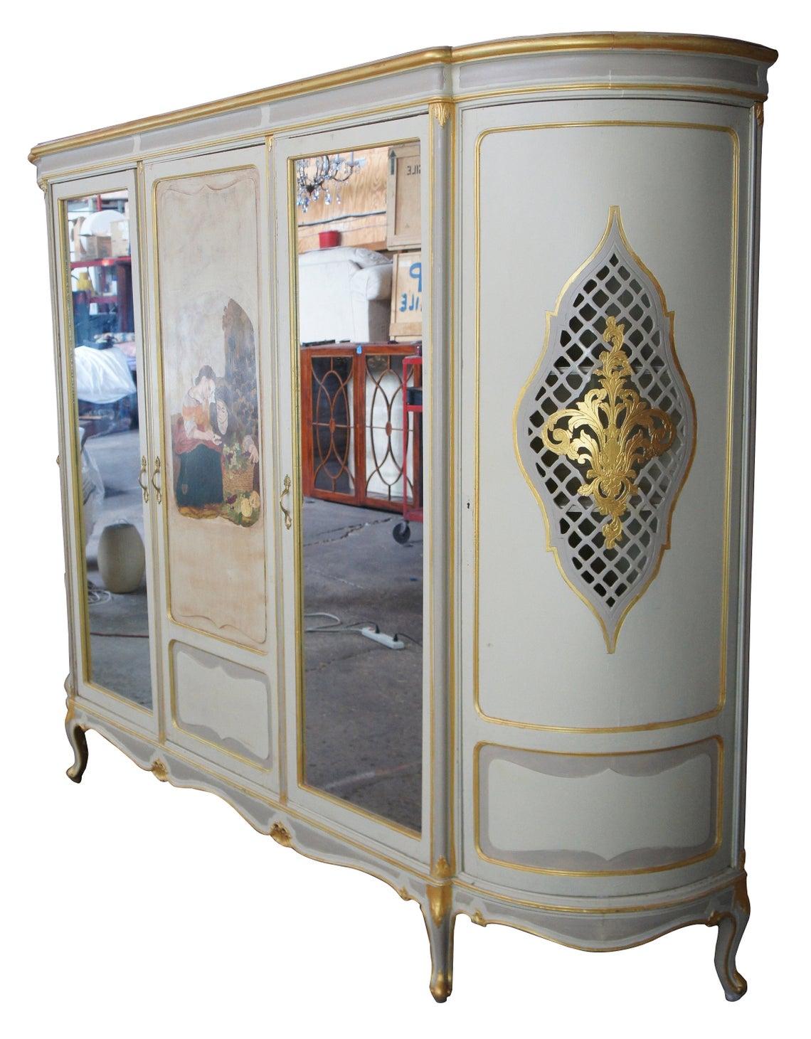 antique knockdown wardrobe armoire