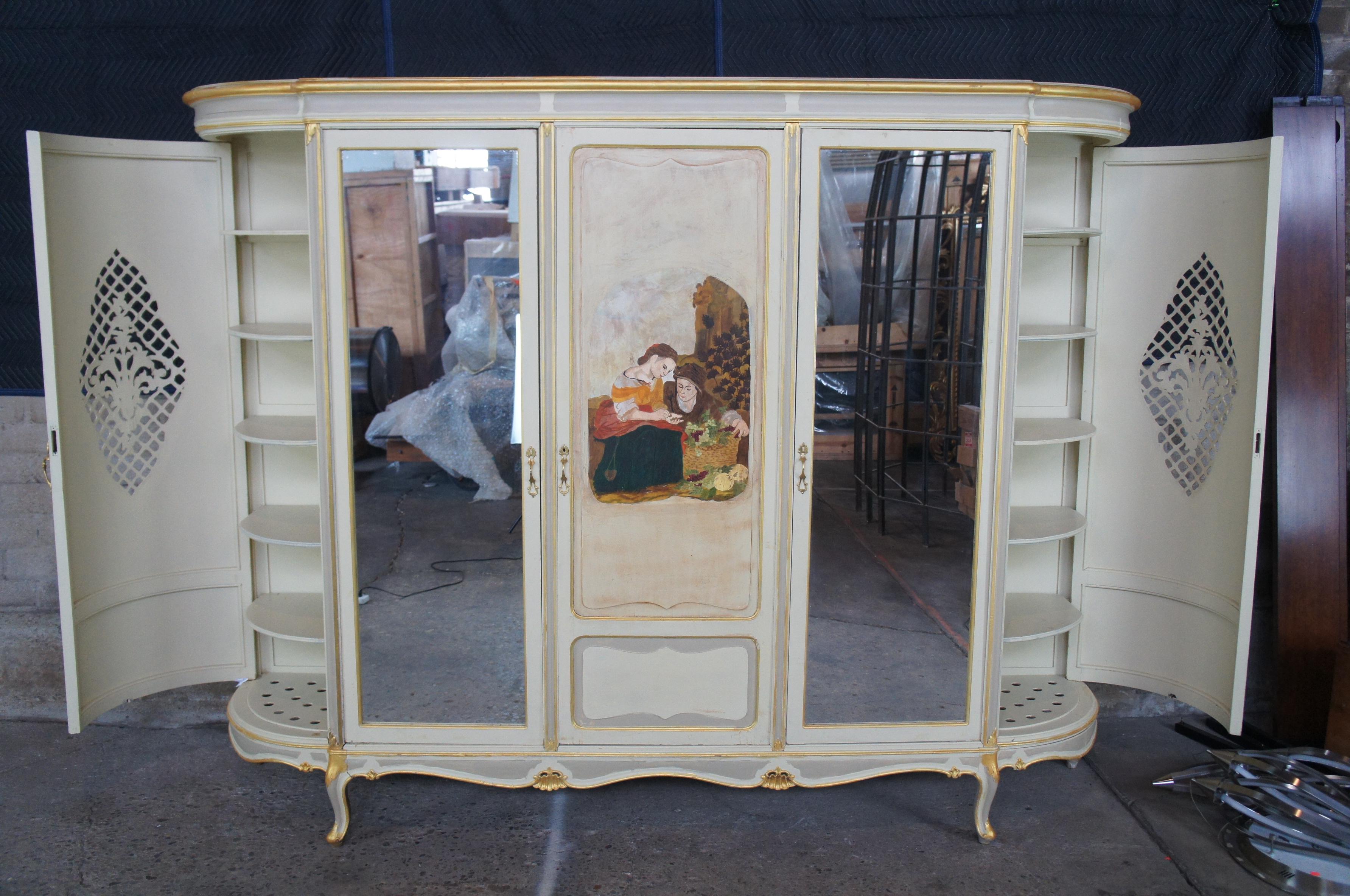 french provincial armoire wardrobe