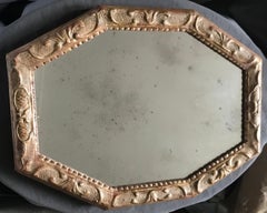 Antique Venetian Gilt Octagonal Mirror